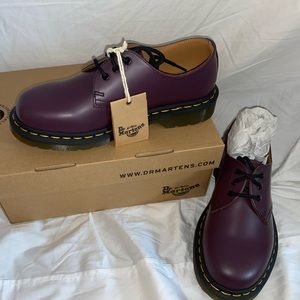 Dark purple/red new Dr Martens